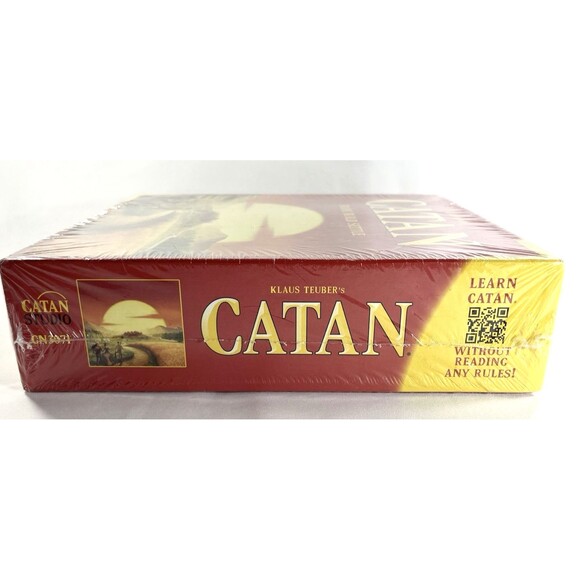 Klaus Teuber's Catan Trade Build Settle Board Game New Factory Sealed - Picture 6 of 9